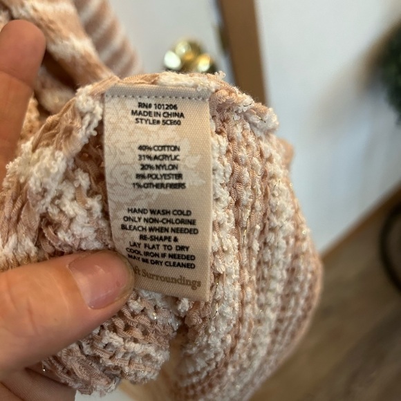 NWT Soft Surroundings 2X loose knit, long line, open front cardigan - Picture 6 of 6